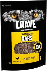 Crave Protein Bar Adult Dog Treat with Chicken 76g