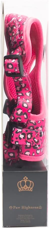 Paw Highness Dog Walking Harness, Collar, Leash & Poo Bag Holder Set in Pretty In Pink Large