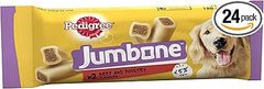 Pedigree Jumbone – Medium dog Treats with Beef and Poultry Flavour, 24 Chews – Pack of 12 (12 x 180 g)