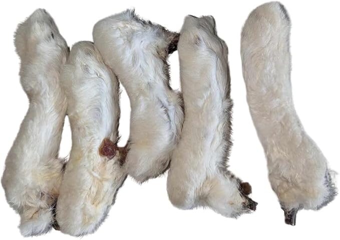 Hairy Rabbit Feet Natural Dog Chew For Dogs