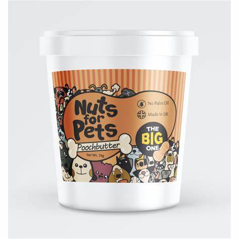 Nuts for Pets The Big One Peanut Butter 1kg - Pet Tasty Treat