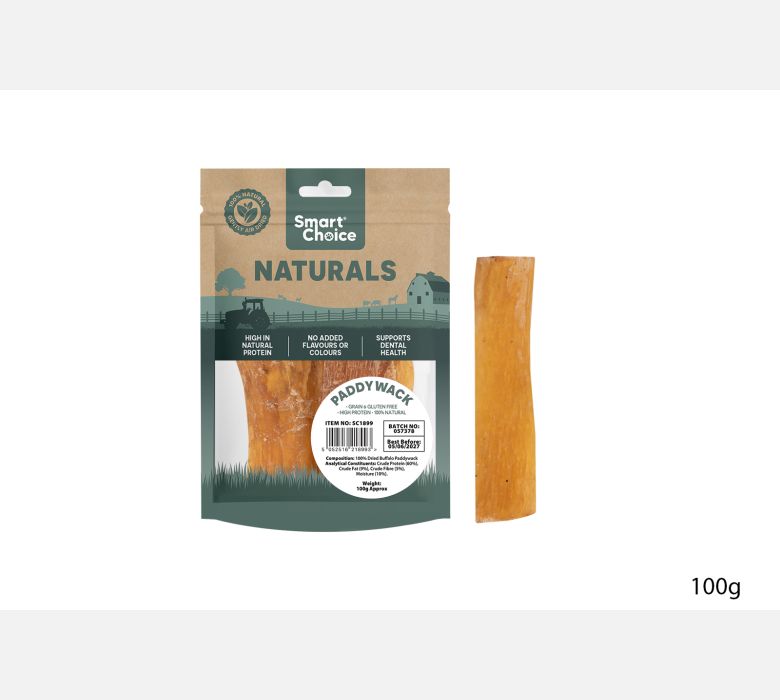 Smart Choice Natural Paddywack Pack Dog Treat 100g