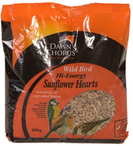 Dawn Chorus Sunflower Hearts For Birds 750g Bag