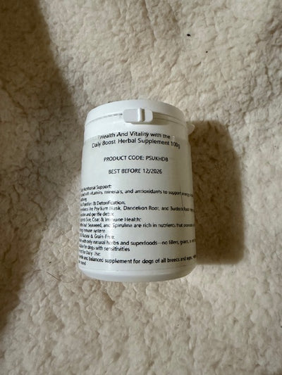 Health & Vitality With Daily Boost Herbal Supplement 100g