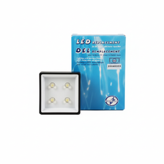 AA Fish R Fun Aquarium LED lamp with its blue packaging on white background